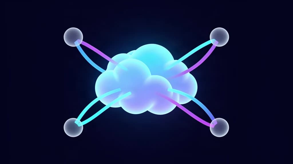 Abstract cloud agent pathway surrounded by IAM policy boundaries and audit signals