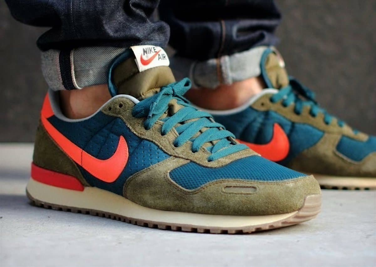 Nike Sneakers Fashion Photography - Teal & Orange Street Style - Fashion Photography AI prompt