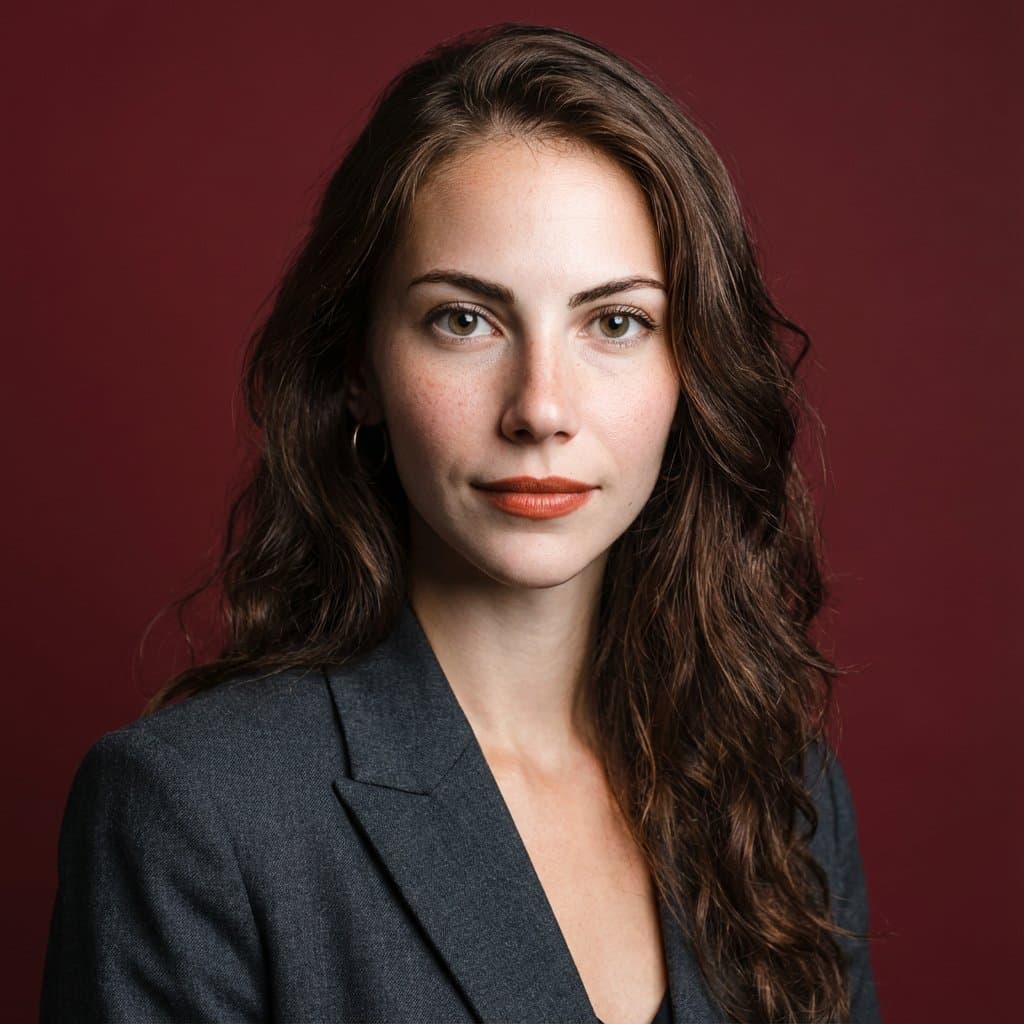 Professional Woman Studio Portrait - Business Headshot - Portrait Photography AI prompt