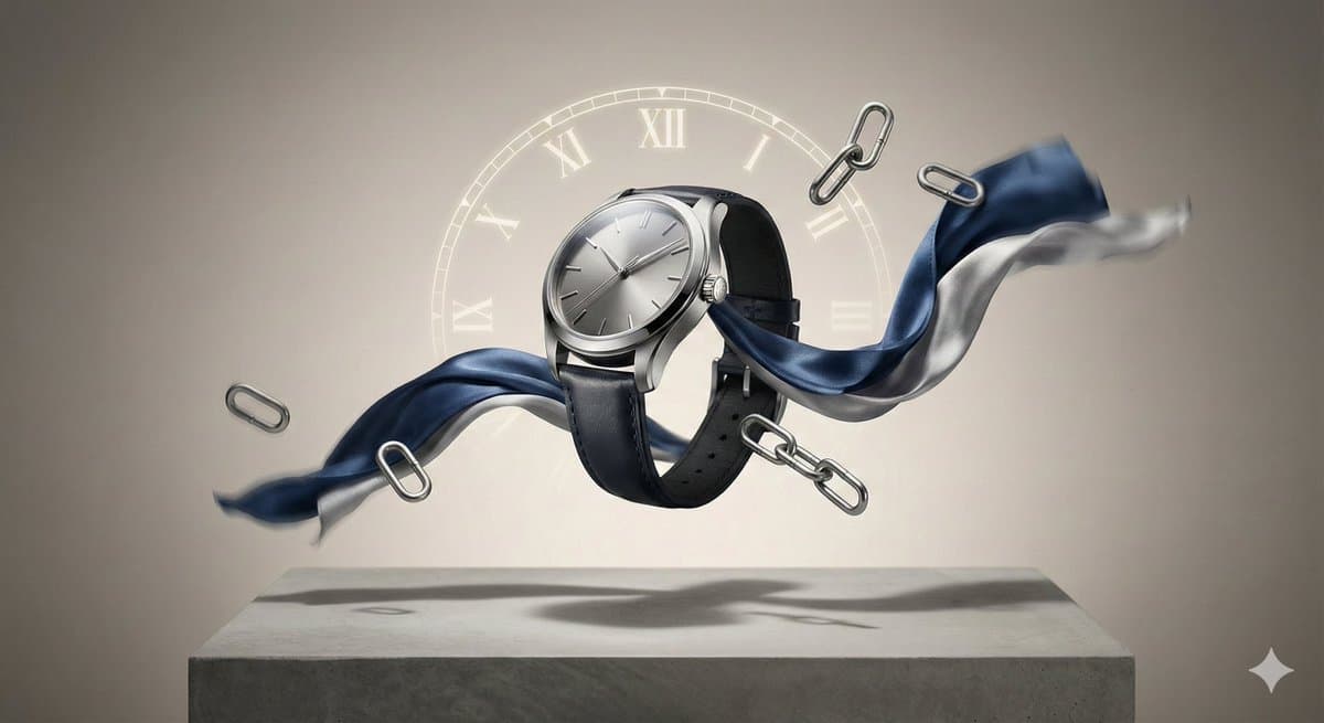Modern Wristwatch Product Photography - Dynamic & Elegant - Product Photography AI prompt