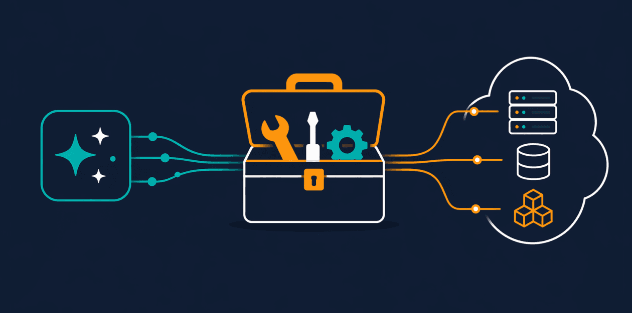 AWS Agent Toolkit diagram showing an agent connected to AWS MCP Server capabilities