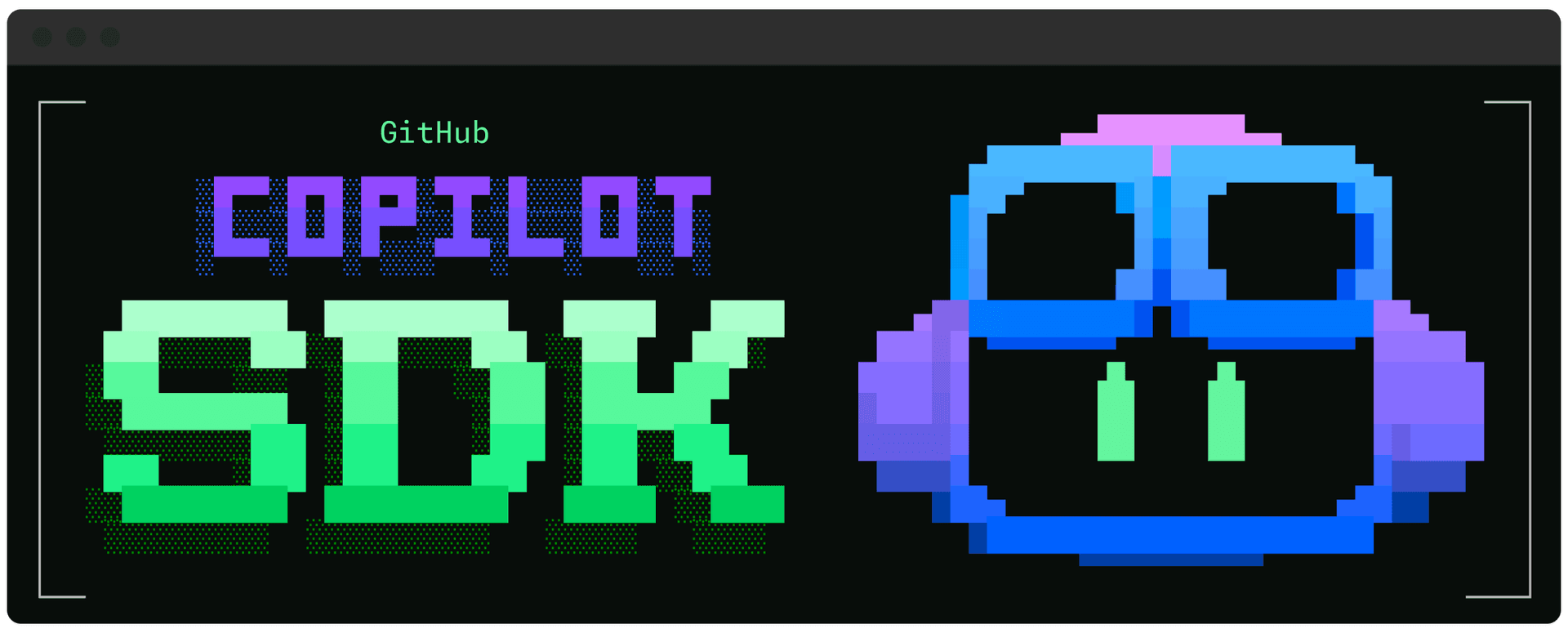 Official GitHub Copilot SDK repository header graphic